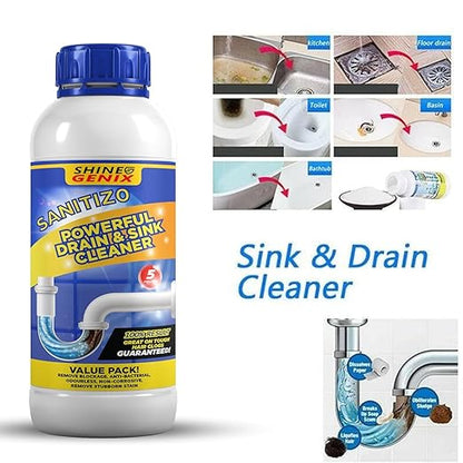 Sanitizo Drain Cleaner Powder Powerful Drain & Sink Cleaner - BUY 1 GET 3 FREE